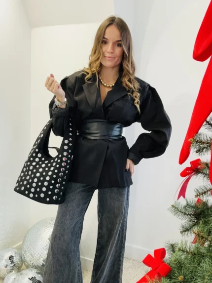 Face Blazer Erika noir Blazers jolies bretonnes