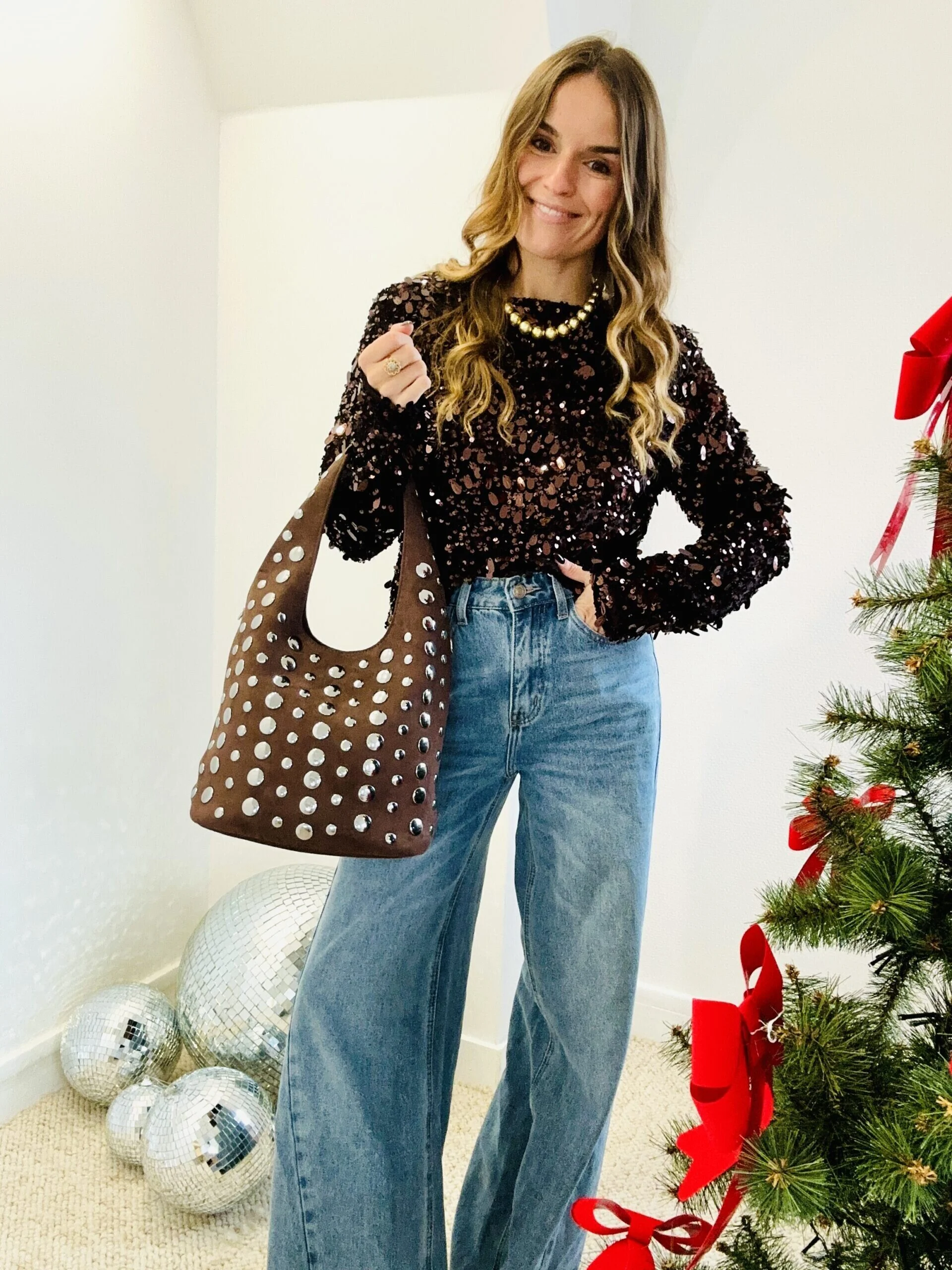 Face Top Diane choco Tops T shirts jolies bretonnes